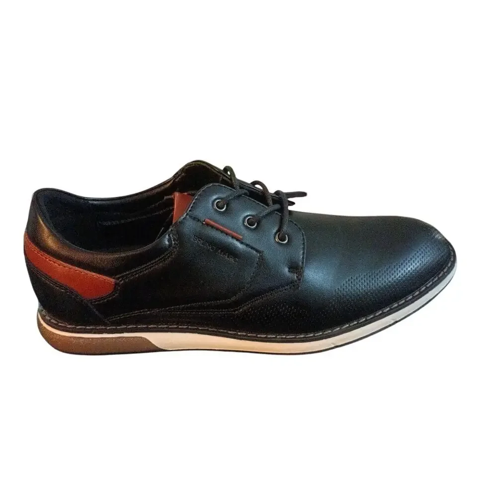 Bruno Marc Boy's Casual Dress Oxford Sneaker Vegan Leather Breathable Size 6